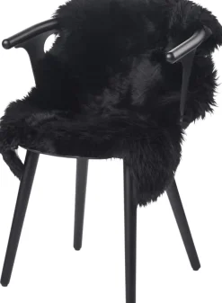 Skind<NATURES Collection Sheepskin, Long-wool Black