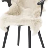 Skind<NATURES Collection Sheepskin, Long-wool Linen