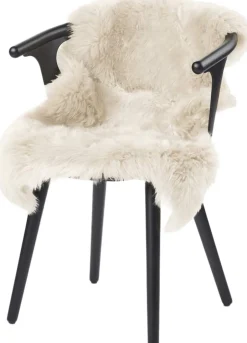 Skind<NATURES Collection Sheepskin, Long-wool Linen