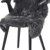 Skind<NATURES Collection Sheepskin, Long-wool Steel
