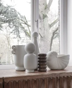 Vaser & Urtepotteskjulere<Ferm Living Shell Pot - Off-White