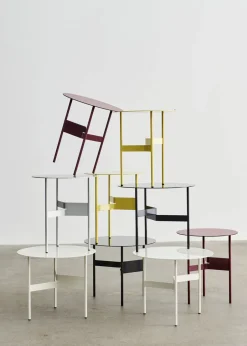 Møbler<Hay Shim Coffee Table-Ø45 x H51-Silver