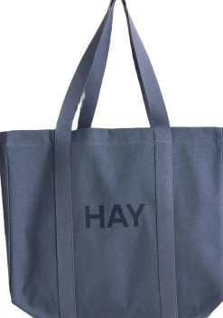 Opbevaring<Hay Shopper Bag-Medium-Steel blue