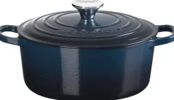 Gryder & Pander<Le Creuset Sig Rund Gryde Nuit 24cm CK