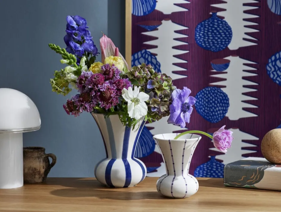 Vaser & Urtepotteskjulere<Kähler Signature Vase H20 blå