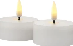 Elektriske Julelys<Sirius Sille Genopladelig Fyrfadslys 2 stk sæt