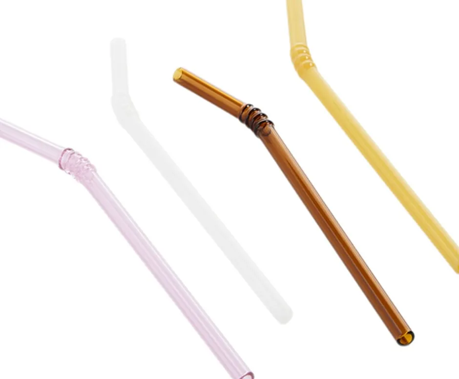 Bar & Vin<Hay Sip-Swirl Straw Set of 4-Opaque mix