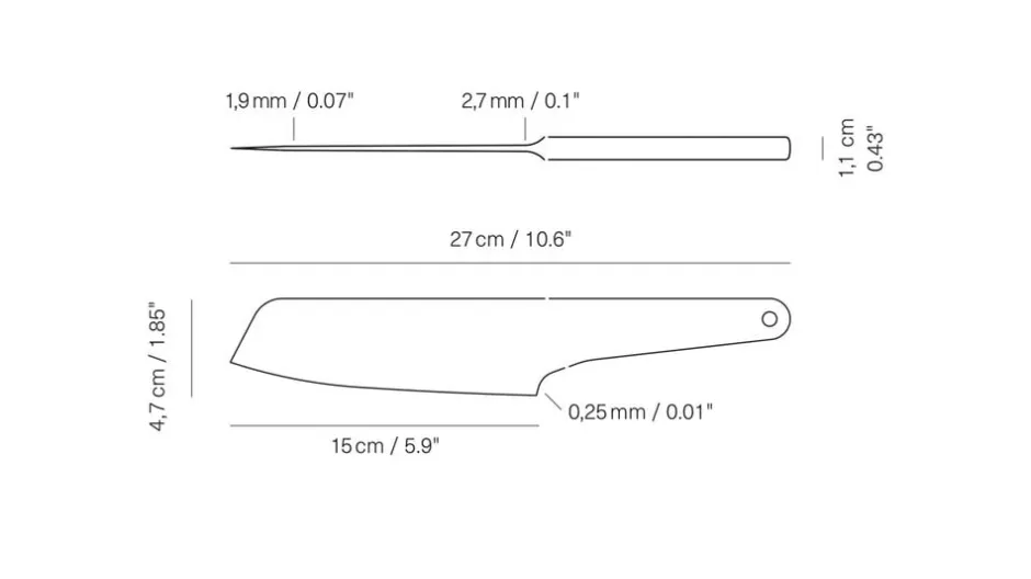 Køkkenknive & Sakse<Veark SK15 - Santoku knife - Drop Forged