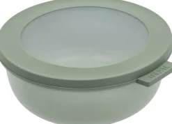 Opbevaring<Mepal Skål m/låg Cirqula 750 ml Nordic sage