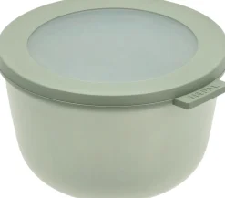 Opbevaring<Mepal Skål m/låg Cirqula 1000 ml Nordic sage