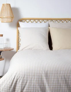 Sengetøj & Lagner<Magasin du Nord Collection Small stripe washed percale Beige