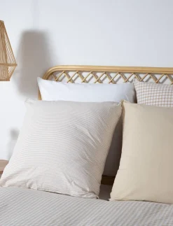 Sengetøj & Lagner<Magasin du Nord Collection Small stripe washed percale Beige