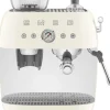 Kaffe & Te<SMEG EGF03RDEU manuel espressomaksine, rød