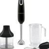 Køkkenmaskiner<SMEG HBF03BLEU stavblender sort