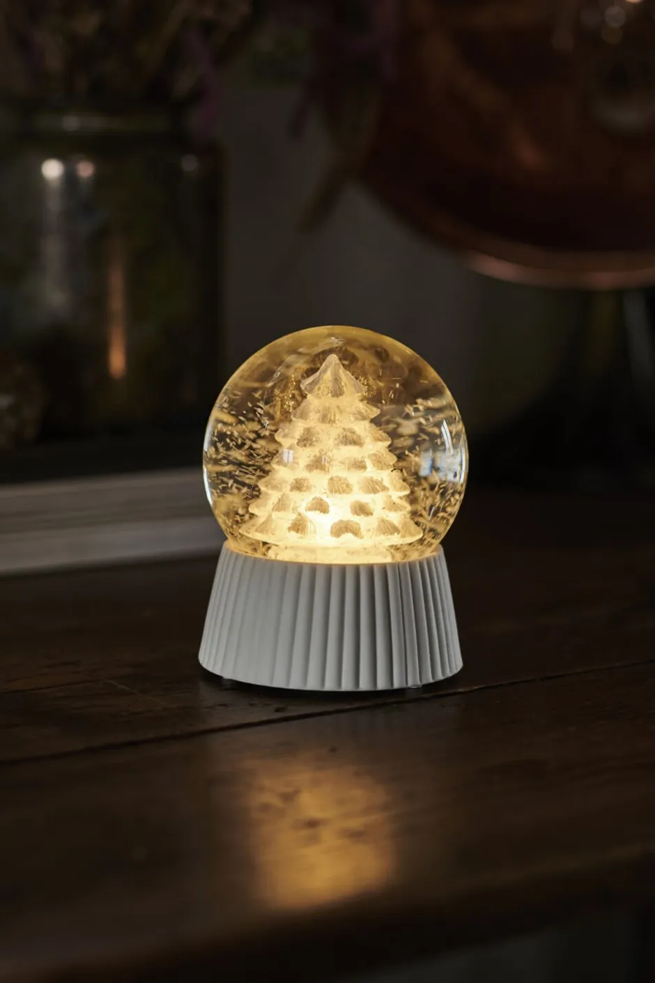 Elektriske Julelys<Sirius Snow Globe Cilja