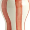 Vaser & Urtepotteskjulere<Hay Sobremesa Stripe Vase-Small-Red