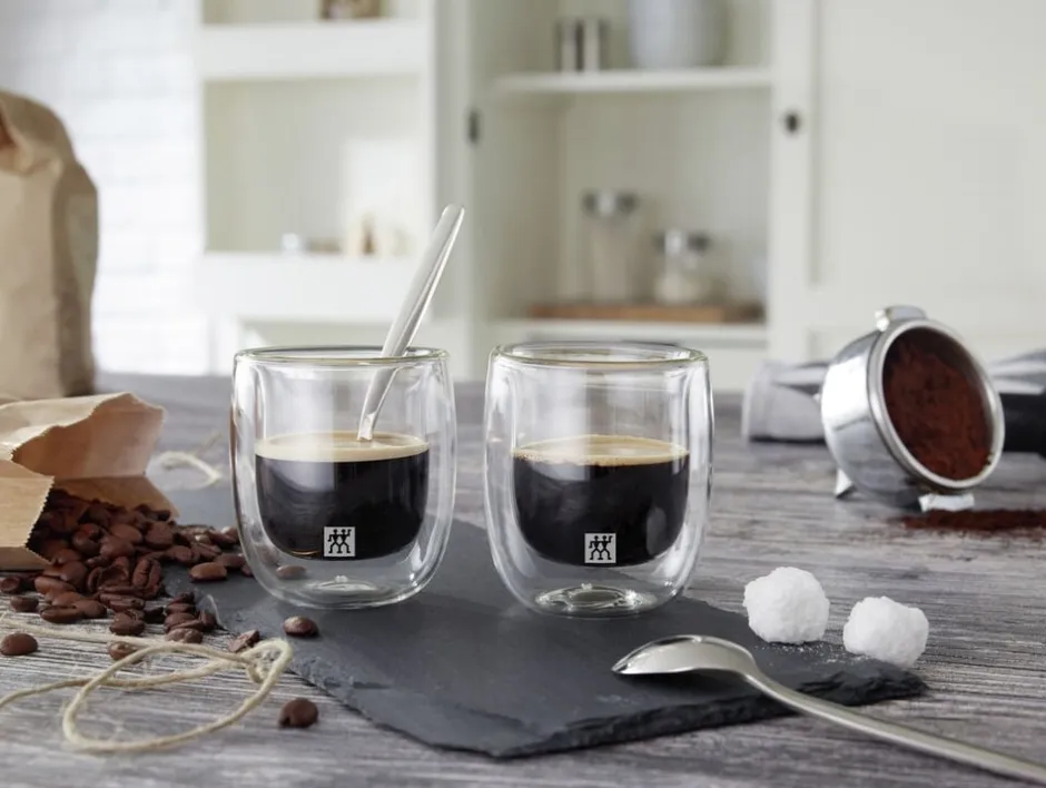 Kopper & Krus<Zwilling Sorrento Espressoglas sæt, 2 stk