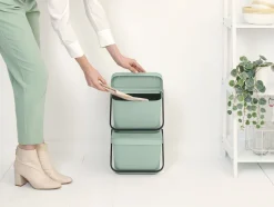 Skraldespande<Brabantia Sort & Go Stabelbar affaldsspand