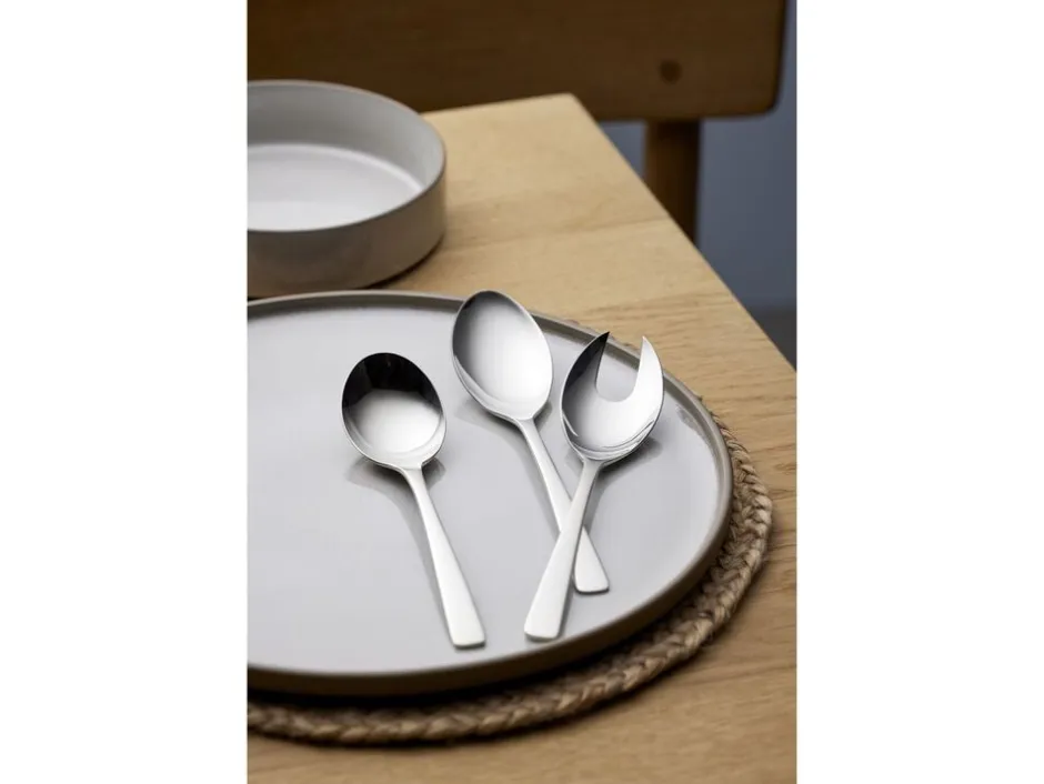 Bestik<Gense Sovseske Steel Line 20,5 cm Blankt stål