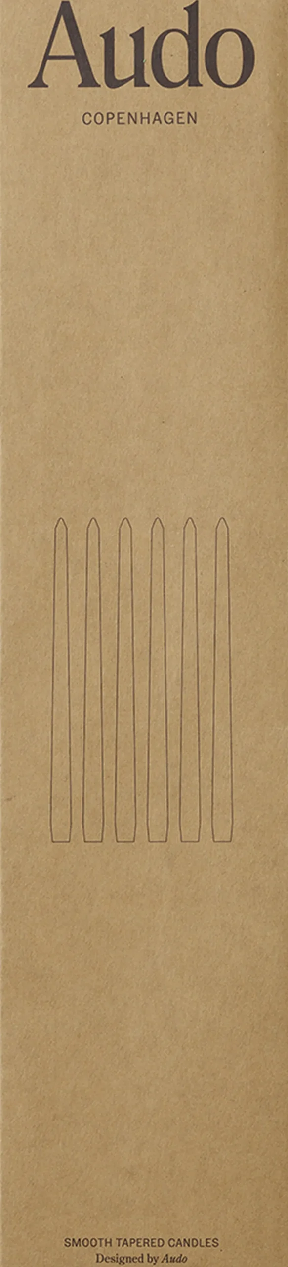 Lys & Lysestager<Audo Copenhagen Spire Smooth Tapered Candle, H38, N