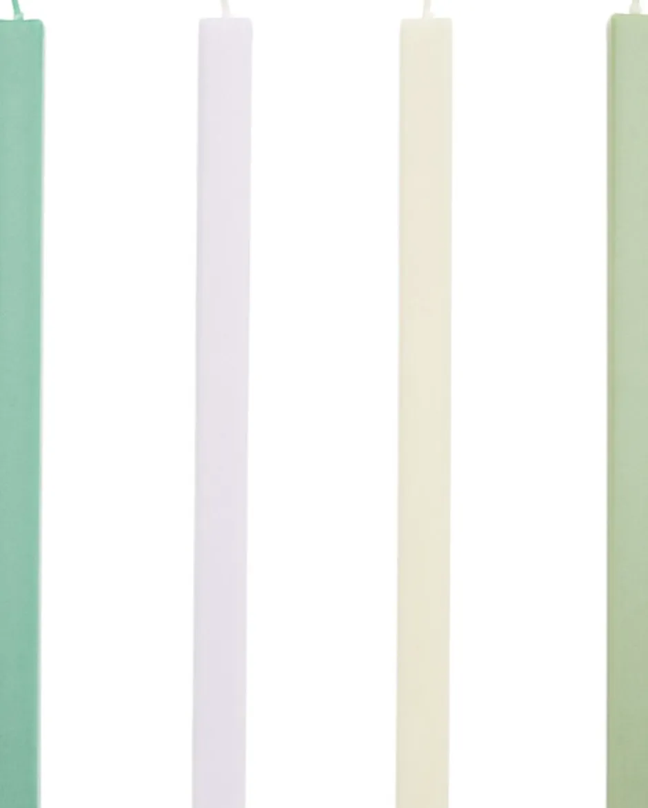 Lys & Lysestager<Hay Square Candle -Set of 4