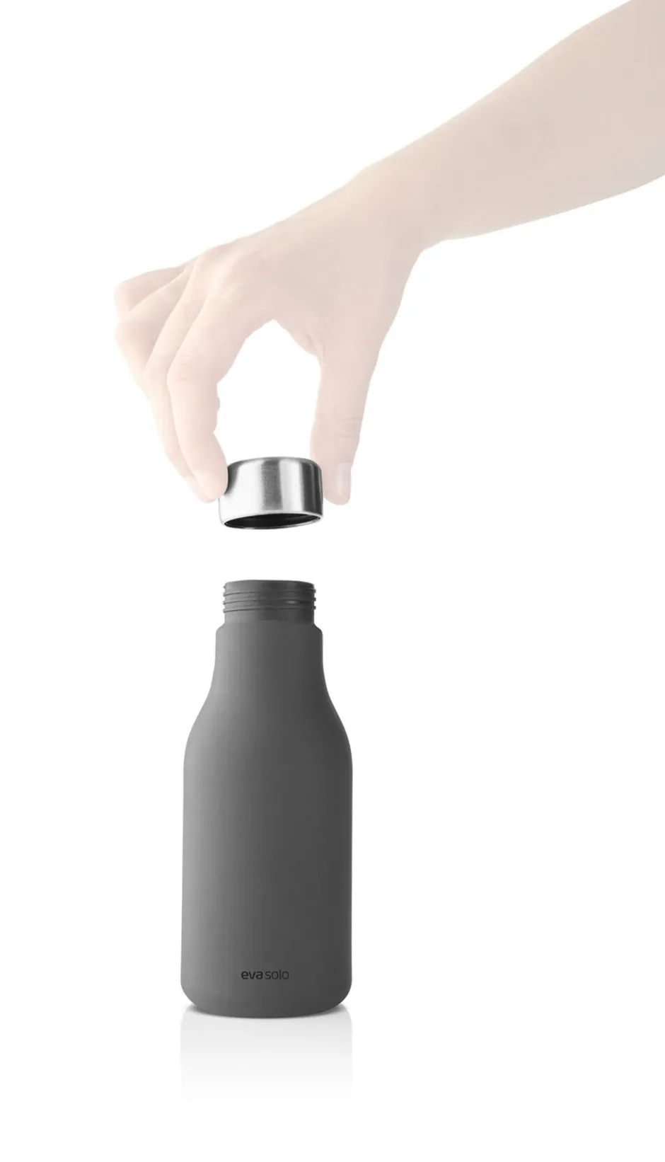 Badeværelsestilbehør<Eva Solo Squeeze sæbedispenser Egrey