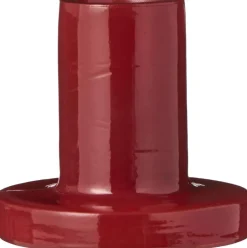 Lys & Lysestager<Ib Laursen Stage glas t/2,2 cm lys rød