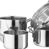 Gryder & Pander<Eva Trio Stainless Steel Grydesæt 4 stk. 1,8 l 3,6 l 4,8 l & pasta in