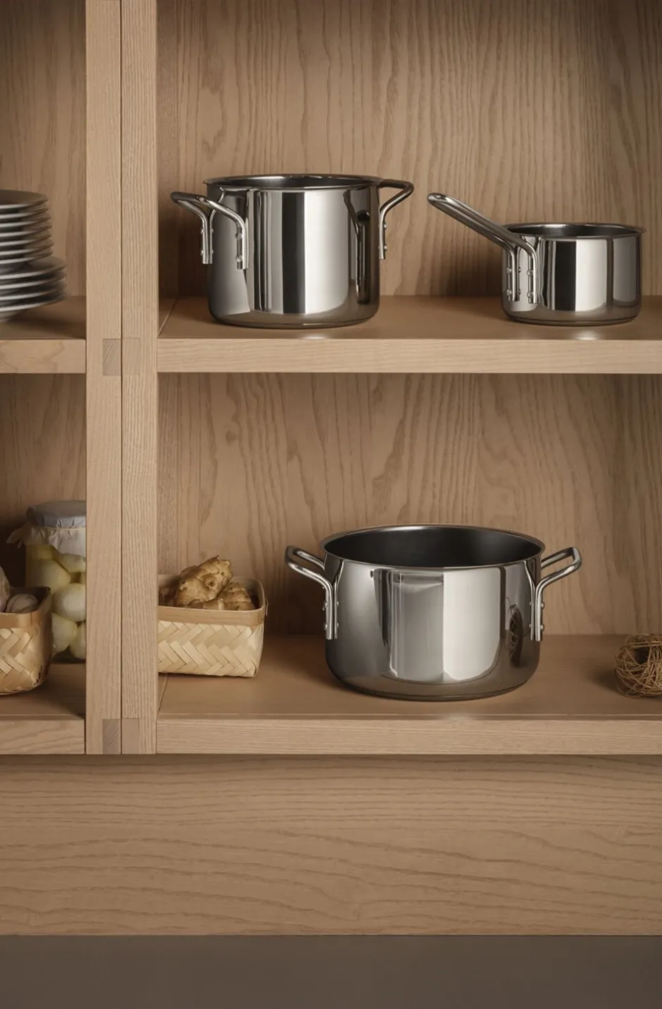 Gryder & Pander<Eva Trio Stainless Steel Grydesæt 3 stk. 1,1 l 2,2 l 3,6 l keramisk S