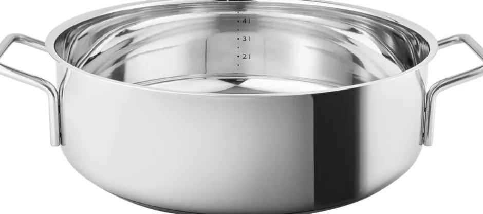 Gryder & Pander<Eva Trio Stainless Steel Sautergryde 28 cm med 2 greb
