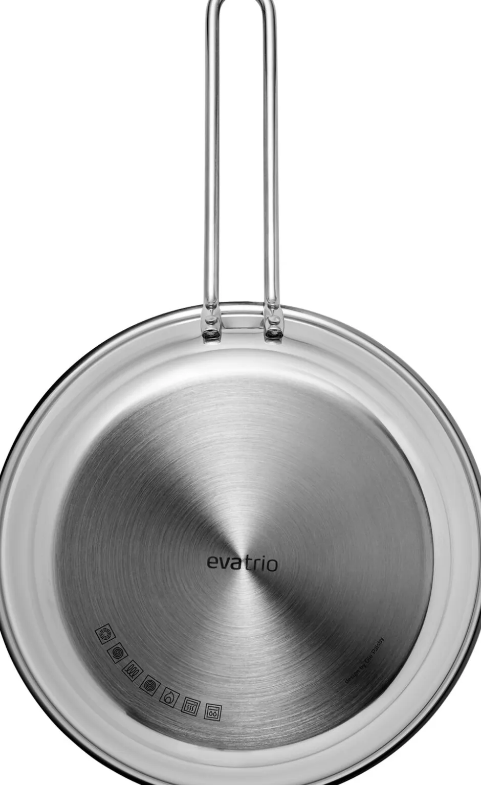 Gryder & Pander<Eva Trio Stainless Steel Stegepande 24 cm keramisk Slip-Let® belægnin
