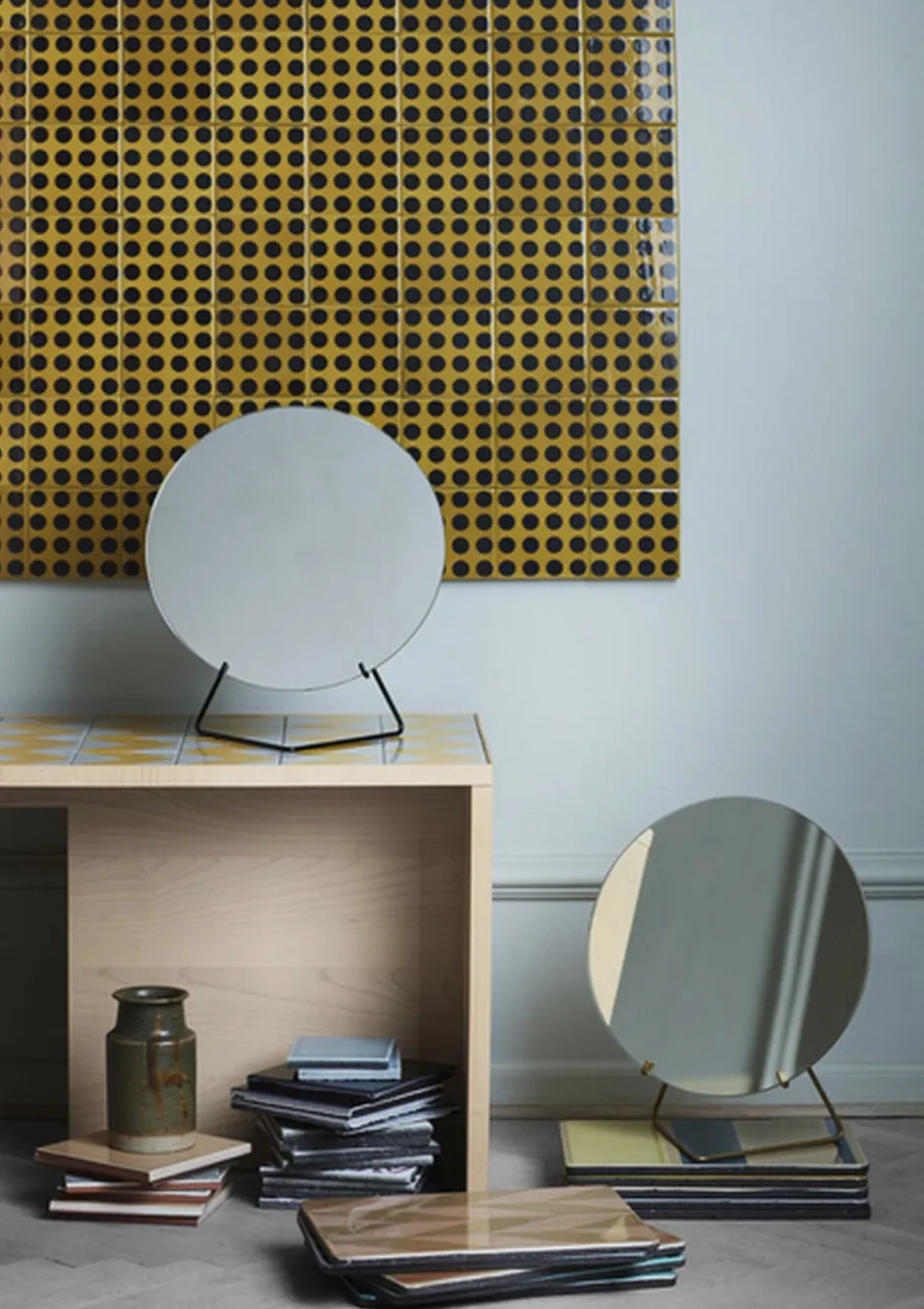 Spejle<Moebe Standing Mirror spejl 20 cm.