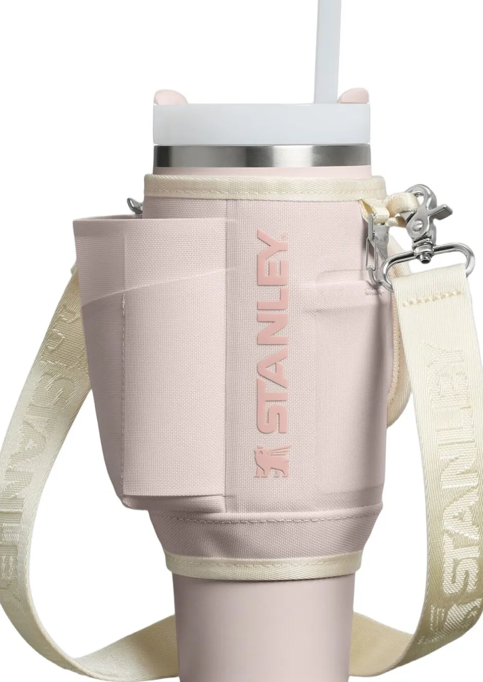 Kaffe & Te<Stanley The All-Day Quencher Carry-All 0. 89L Rose Quartz