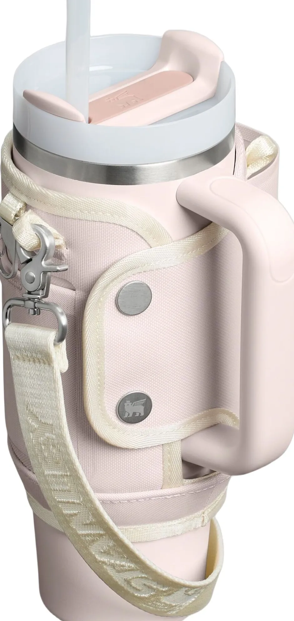 Kaffe & Te<Stanley The All-Day Quencher Carry-All 0. 89L Rose Quartz