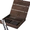 Bestik<Gense Steakbestik/grillbestik Old farmer classic 12 dele Træ/Stål