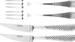 Bestik<Global STEAKKNIV & GAFFEL SÆT