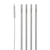 Bar & Vin<Stelton genanvendelige sugerør 4 Stk steel