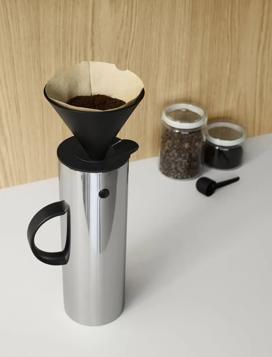 Kaffe & Te<Stelton kaffetragt til termokande black