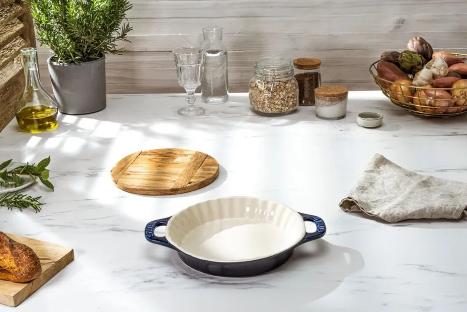 Bageartikler<Staub Stentøj Tærtefad 24 cm, Keramisk