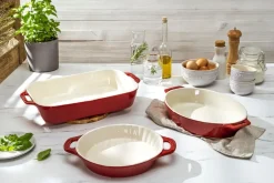 Skåle & Fade|Gryder & Pander<Staub Stentøj Tærtefad 24 cm, Keramisk