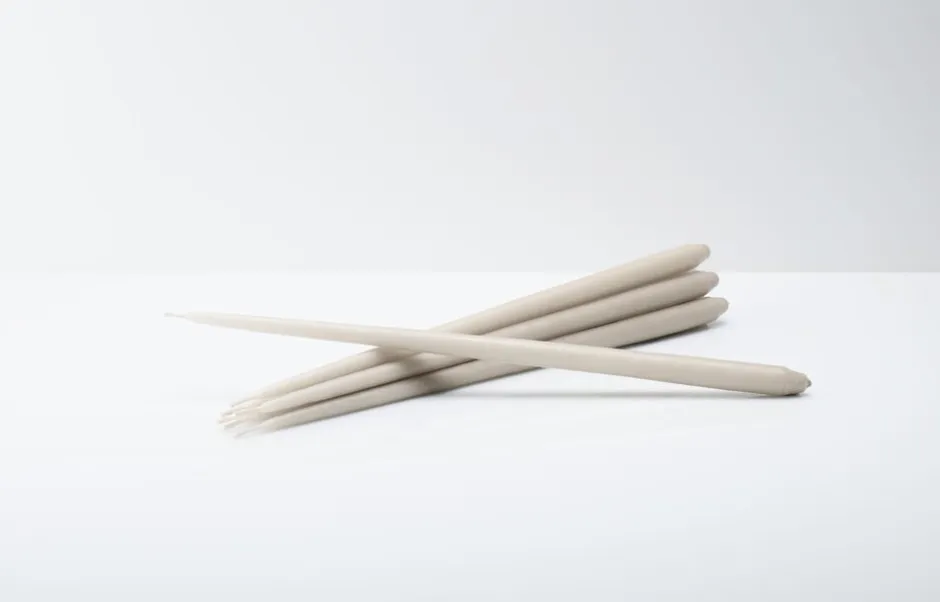 Lys & Lysestager<STOFF Nagel STOFF candles by Ester&Erik - 6 stk i gaveæske, sand