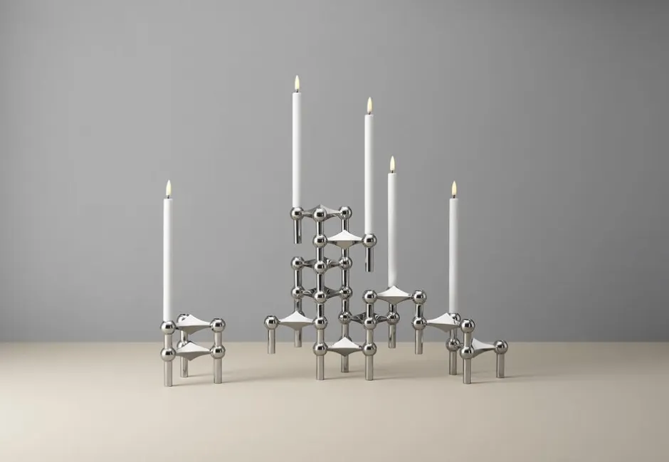 Elektriske Julelys<STOFF Nagel STOFF LED kertelys af Uyuni Lighting, 2 stk.