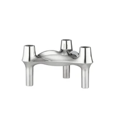 Lys & Lysestager<STOFF Nagel ® BMF stage krom