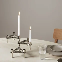 Lys & Lysestager<STOFF Nagel ® BMF stage 3-pak krom