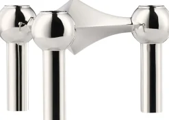Lys & Lysestager<STOFF Nagel ® lysestage krom