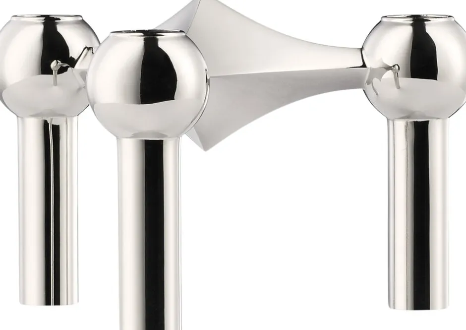 Lys & Lysestager<STOFF Nagel ® lysestage krom