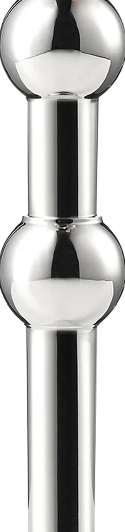 Lys & Lysestager<STOFF Nagel ® vase til lysestage, krom