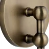 Lys & Lysestager<STOFF Nagel wall hanger - bronzed brass/bruneret messing
