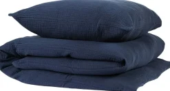 Sengetøj & Lagner<Magasin du Nord Collection Stonewashed muslin sengesæt Navy blazer