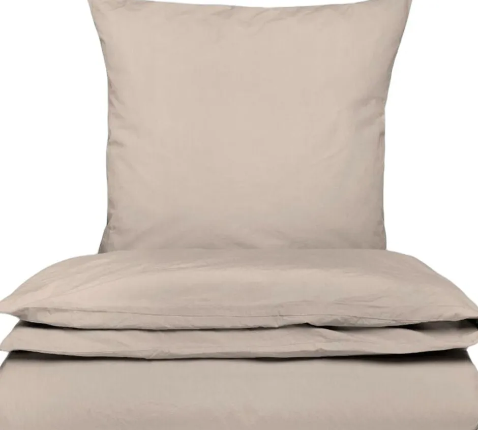 Sengetøj & Lagner<Sekan Stonewashed percale sengesæt Valnød